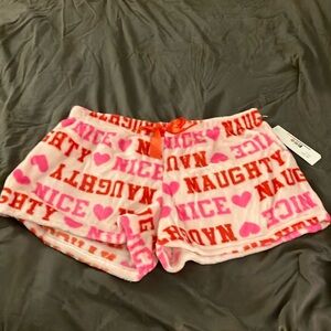 Naughty Nice Shorts - Pink and Red